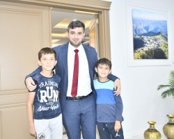 Başkanla Fotoğraflar