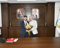 Başkanla Fotoğraflar